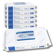 HCS Extra Large Adult Wipes - For Elderly, Incontinence, Premium Bath Wipes f...