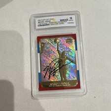 1998 Fleer 23KT Gold Michael Jordan Bulls Auto Prism Holo F7/8 WCG 10