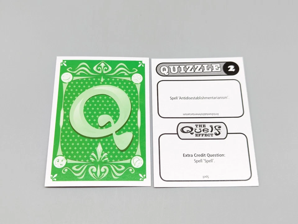 Quelf 2008 Family Edition Board Game Replacement Cards 88 Green - Image 3 of 4