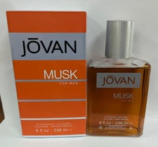 1PC JOVAN MUSK FOR MEN AFTERSHAVE COLOGNE 8 fl oz NEW IN BOX