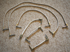 Ernie Ball Flat Patch Cable Bundle of 6 for Guitar Effect Pedals