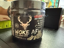 Bucked Up WOKE AF PreWorkout White Gummy Deer Energy Pump Focus 20 Serving