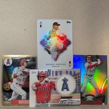 Shohei Ohtani Lot Of 4, Baseball Cards. Including 2023 Topps 