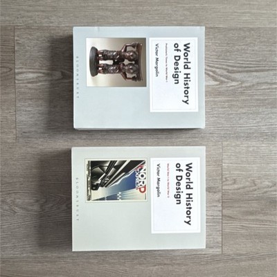 World History of Design by Victor Margolin Bloomsbury Hardcover Set of 2 Books