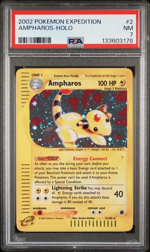 Ampharos graded PSA 7 for sale on eBay