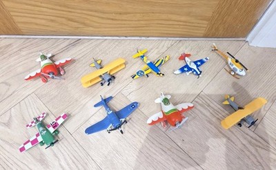 9× Disney Pixar s Planes Diecast Flugzeuge Konvolut Diecast Modelle Restposten Mattel
