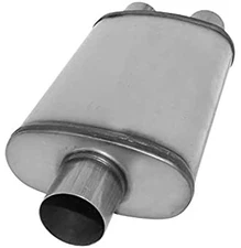 nobrandname SA2198 Muffler - Cherry Bomb Salute Reversible Oval Body - H4" X W9"