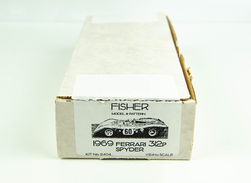 Fisher 1/24 1969 Ferrari 312P Spyder Resin Modellauto Bausatz Nr. 2404 - Bild 1 von 5