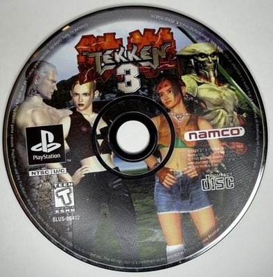 Tekken 3 Playstation 1, PS1 - Black Label Disc Only - Untested