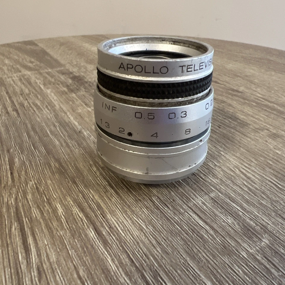 Vintage Apollo Television Lens 8mm 1:1.3 Clean Optics C Mount - R2C - Image 2 of 4