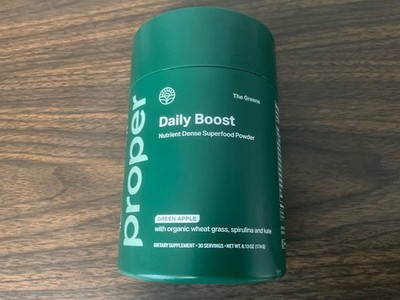 Proper The Greens Daily Boost Organic Superfood Powder Green Apple 30 servings