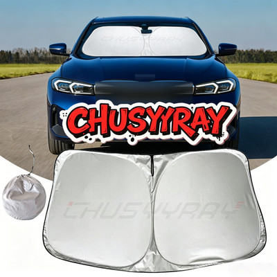 For BMW 3 Series Foldable Sun Visor Shade Windshield Window Cover UV Block 1