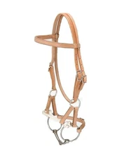 Tough 1 Bridle Royal King Half Breed Nylon Snaffle Brown 53-9040