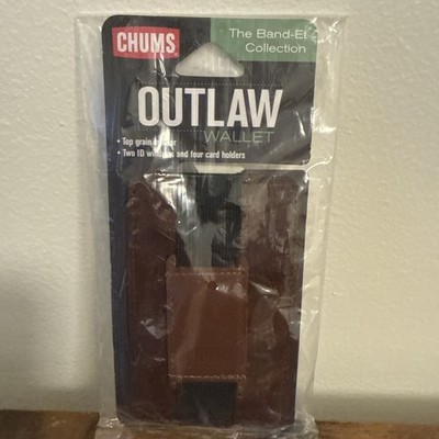 Chums OUTLAW WALLET 2 ID holders- 4 Card holders- black leather
