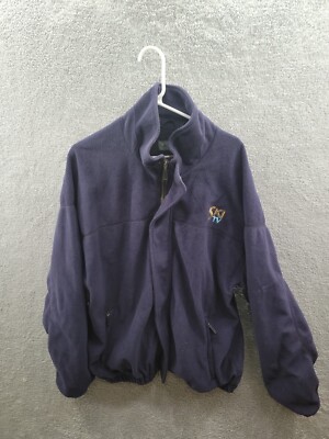 Descente Men's XL Vintage Fleece Blue Size XL SkiTV