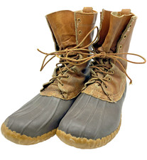 LL Bean 11M Maine Hunting Shoe Boot Duck Rain Boots 10"