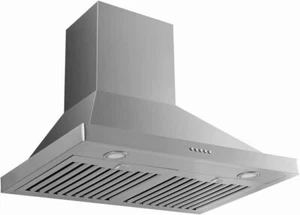 36 inch Wall Mount Range Hotte Vent en acier inoxydable Cuisine 3 Ventilateur d'échappement de vitesse