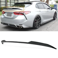 For Toyota Camry 2018-2020 SE XSE LE XLE Gloss Black Rear Trunk Lip Wing Spoiler