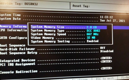 Dell Poweredge R200 Server - Pentium E2200 @2.2 GHz - 2GB RAM DDR2 - NO HDD - Picture 2 of 5