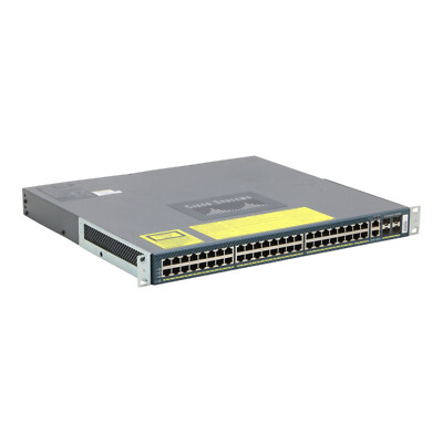 Cisco Catalyst WS-C4948-S 48-Port RJ-45 4x SFP Red. PSU Gigabit Managed Switch
