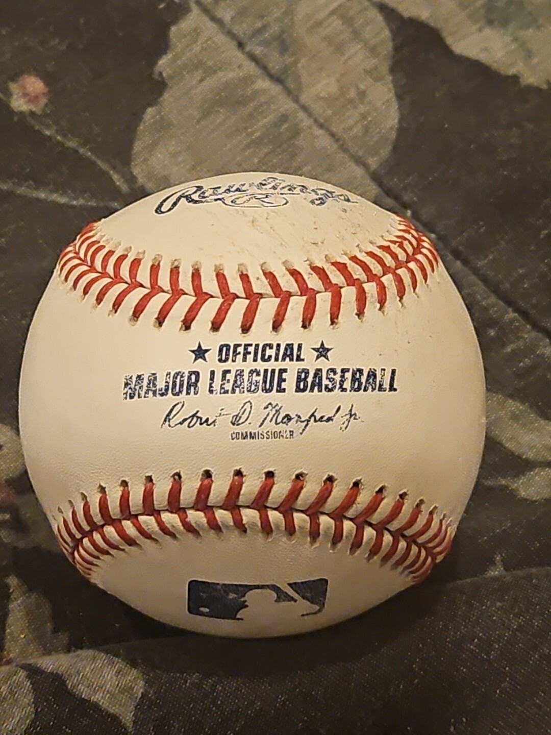 Jeremy Jeffress signed GAME USED baseball autographed romlb official auto mlb 1 view 2