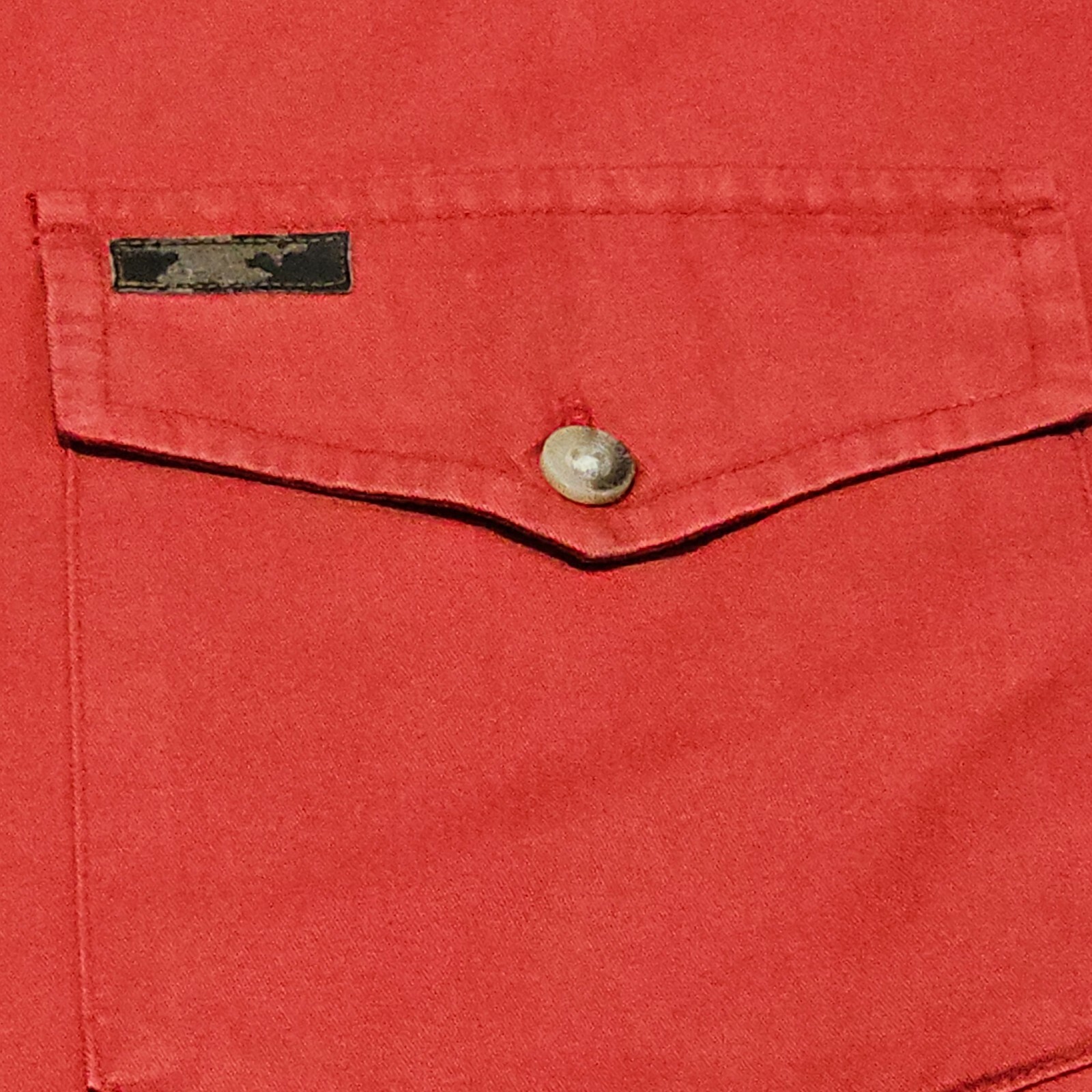 Pendleton Medium Hiker Solid Red Barn Shirt 100% … - image 3