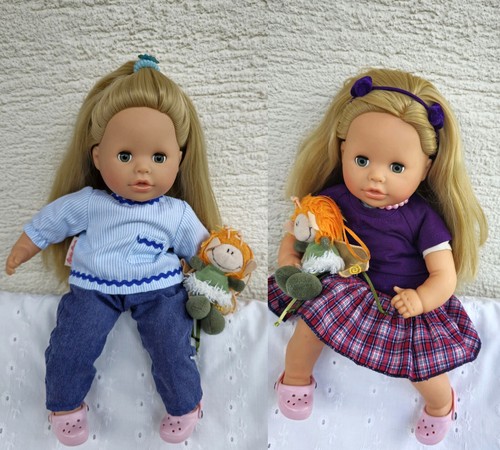 Götz Puppe 33 cm blond Muffin Cosy Aquini 2016 Baby Girl mit viel Zubehör Doll - Bild 21 von 24