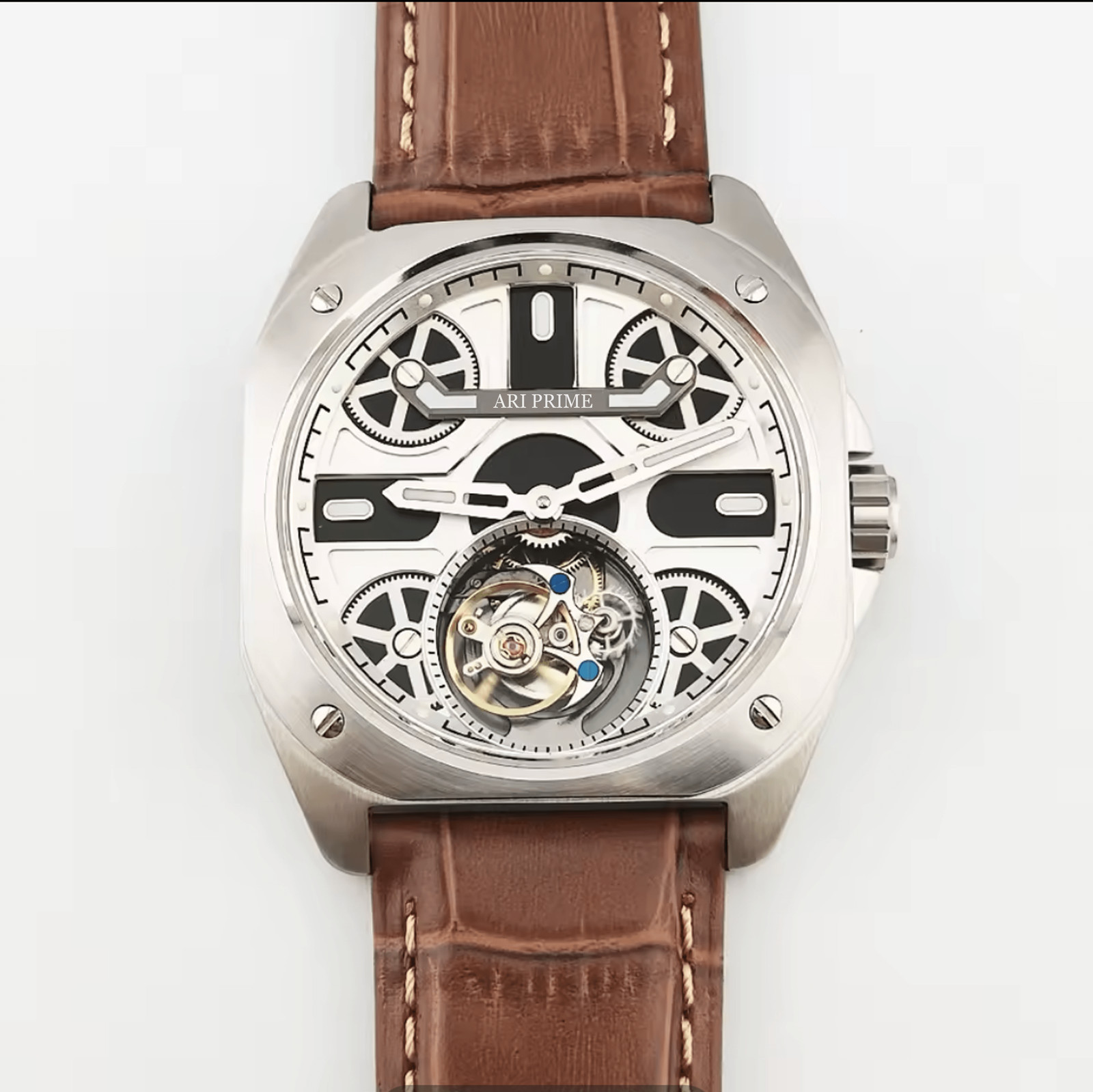 brown/silver