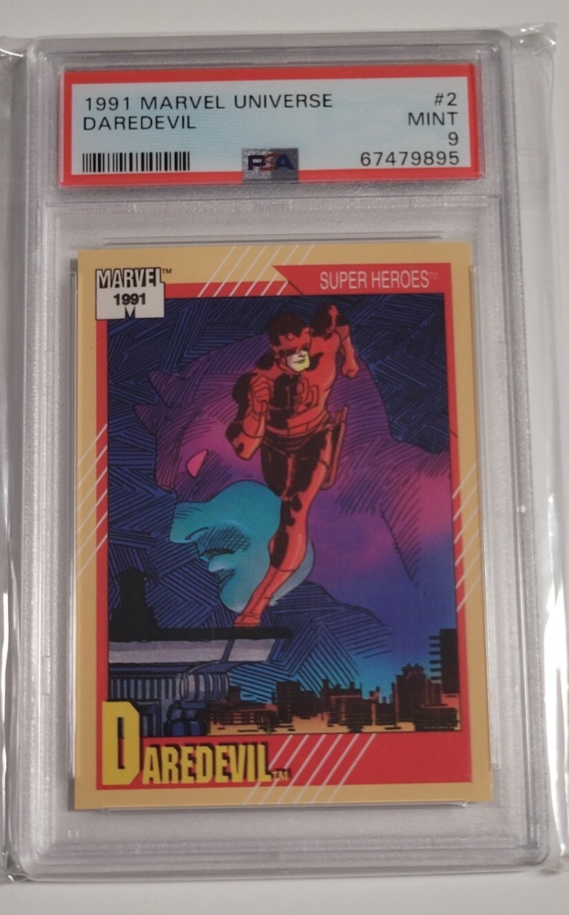 1991 Marvel Universe #2 Daredevil PSA 9 Mint MCU