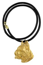 Boxer, German Boxer I - Dog necklace, gold-plated pendant for dog fan, unique je