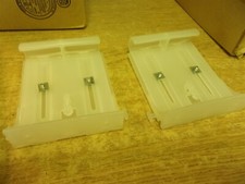 Lot Of 2 Kirsch 7652R.058 Clear Tieback Supports  FREE SHIPPING 