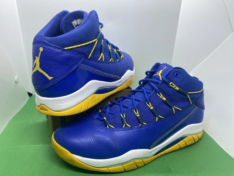 Para hombres Talla 9 Nike Prime Flight Jordan Golden State Warriors Tenis Zapatos Foto 3 de 4