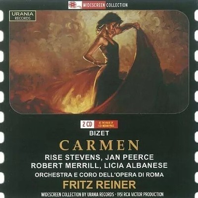 STEVENS / PEERCE / MERRILL / ALBANESE / REINER - BIZET: CARMEN NEW CD