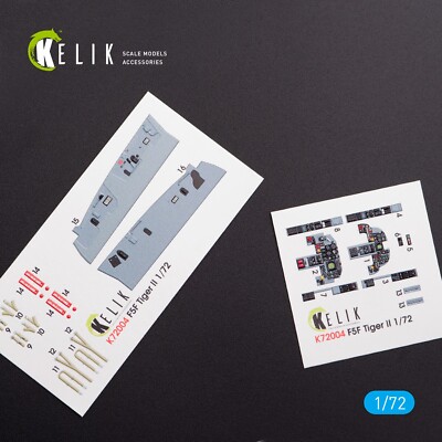 F-5F TigerII full interior 3D decals for Dream Model kit KeliK K72004 Scale 1:72
