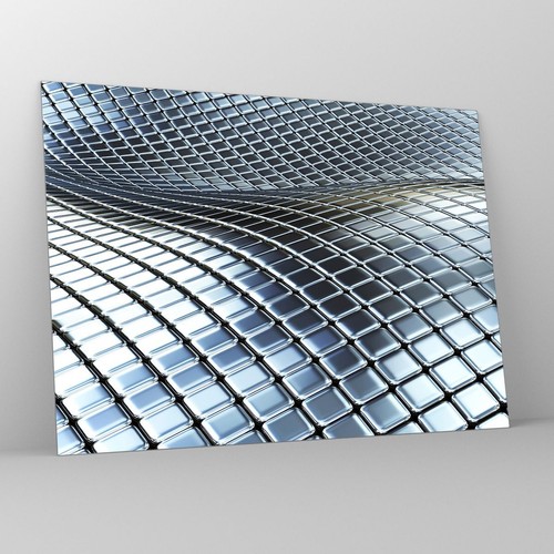 Cuadro Sobre Vidrio 70x50cm Cuadros Pared Metal estera cromo aluminio Wall Art - Imagen 6 de 10
