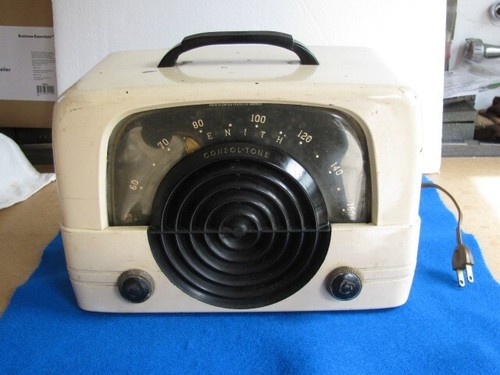 Vintage Zenith CONSOL-TONE ~ WORKING TUBE RADIO
