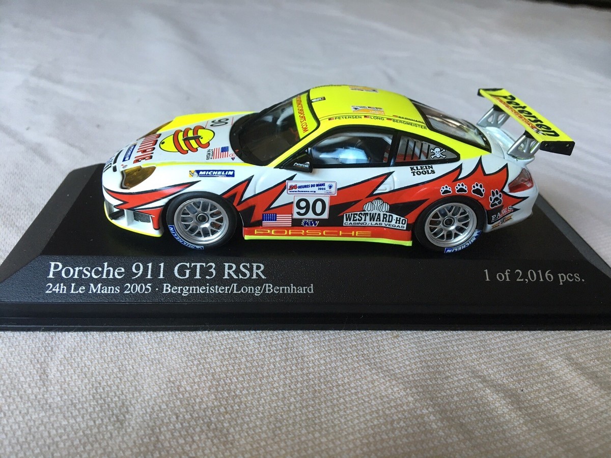 EBBRO - PORSCHE 911 GT3 RSR #90 - Le Mans 2005 - 1/43 - REF 777 EUR 39