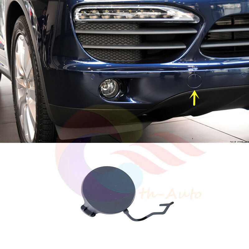 Lot De 2 Capuchons De Crochet De Remorquage Avant Pour Porsche Cayenne 2011-2014 - Noir, Pièces #95850515500 & 95850515600 - 8