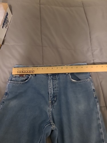 Vintage Tommy Girl Jeans Hilfiger Mom Jeans Sz 11/32 Embroidered Logo New Wo Tag - Picture 11 of 15