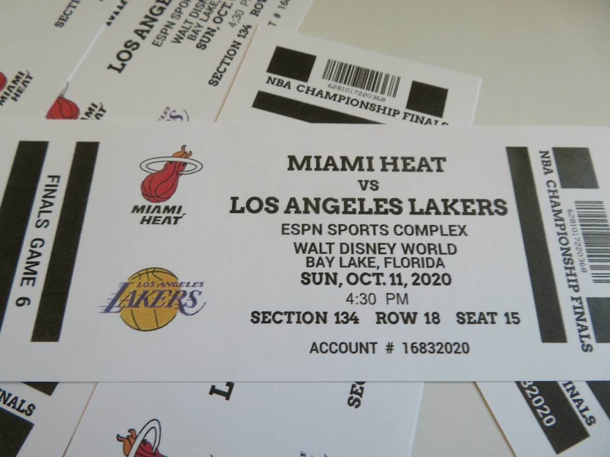 LA LAKERS vs MIAMI HEAT 2020 NBA FINALS, BAY LAKE FL, ALL
