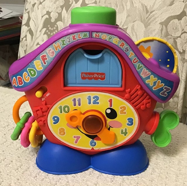 fisher price clock laugh and learn