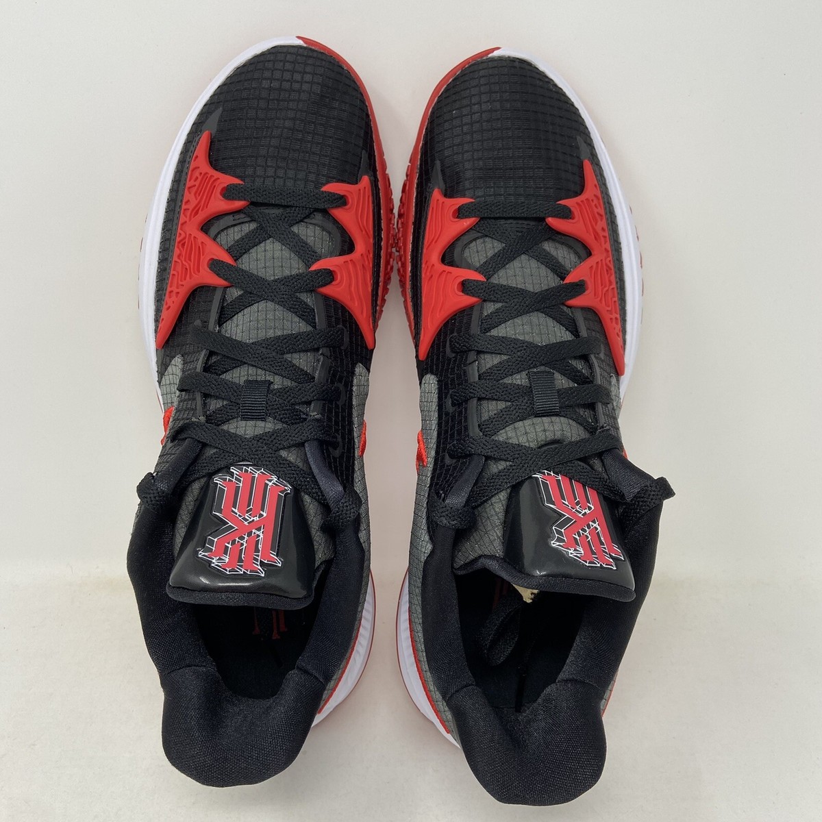 Nike Kyrie Low 4 TB Black Red Grey Mens Basketball Shoes