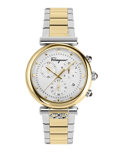 Ferragamo Womens Stainless Steel 23mm Strap Fashion Watch | eBay display picture 3