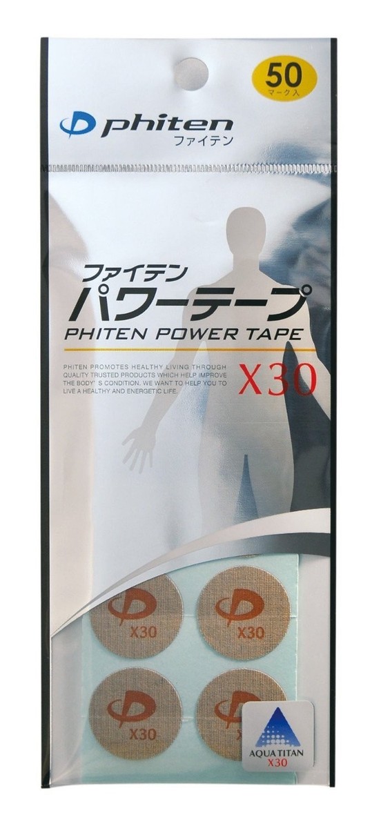 Phiten Power Tape X30 500 Mark 0109pt710000 Japan Tracking for
