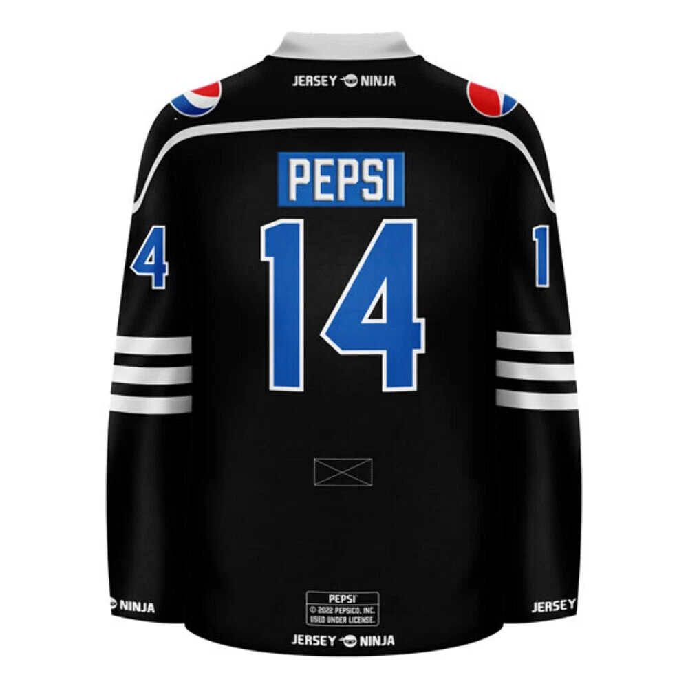 Pepsi Globe Blackout Hockey Jersey