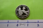 CONCORDE 1977 MAJESTY'S FIRST FLIGHT LONDON BARBADOS SILVER COIN VERY RARE 4CMO
