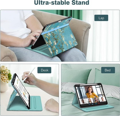 Magnetic Case for iPad Pro 11-inch (M4) 2024 Multi-Angle Stand Smart Folio Cover - Picture 5 of 12