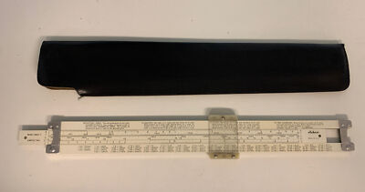 Pickett Vintage Slide Rule All Metal Simplex Trig N902-T Case