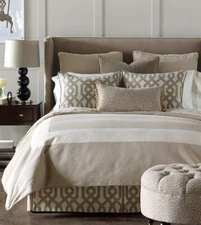 Set of 2 Eastern Accents Rayland Trellis King Pillow Shams Set 