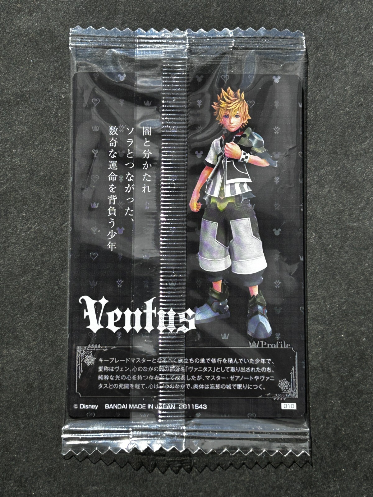 Kingdom Hearts 20th Anniv. Trading Card W#1 Roxas BANDAI Japan 